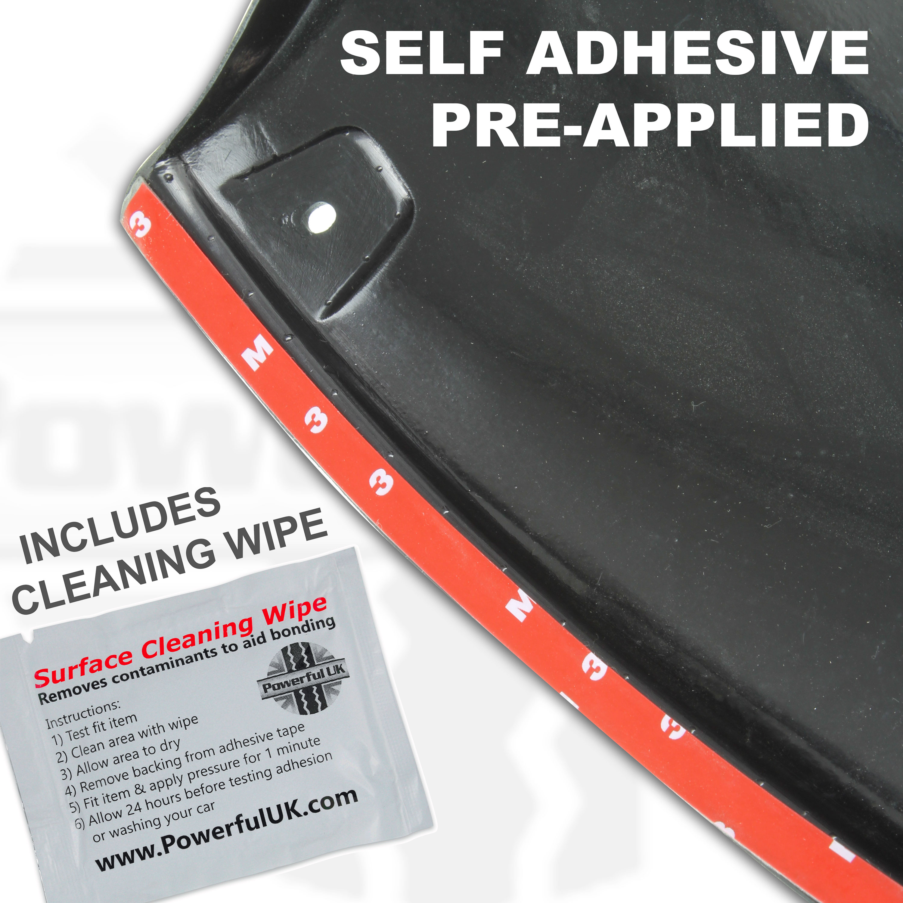 Wheel Arch trim moulding kit for Ford Ranger 2016 on extension flare T7